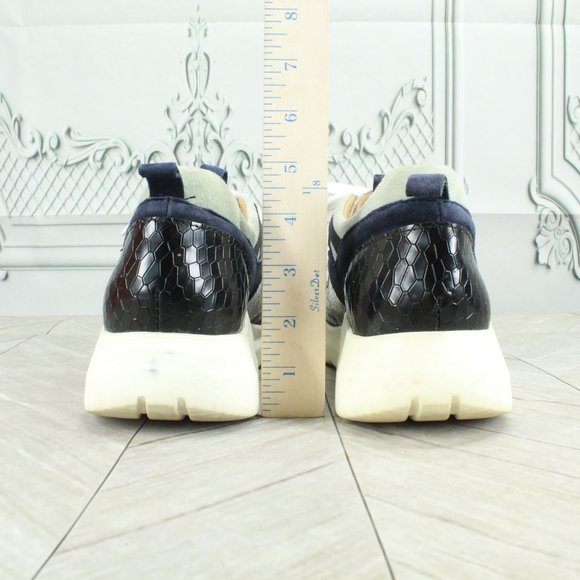 AQUATALIA Blue Leather & Suede Waterproof Lace-up Sneaker Shoes Size 7.5 - Picture 7 of 9